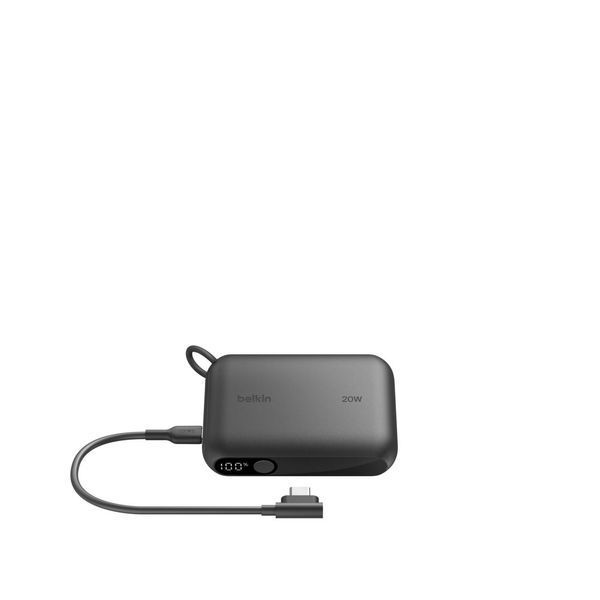 Чохол Belkin із акумулятором 10000мА&middot;год для Nintendo Switch 2 (ENA001HQCH-V2) Charcoal 389288 фото