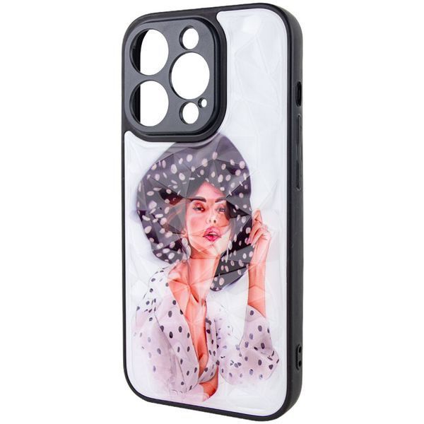 TPU+PC чохол Prisma Ladies для Apple iPhone 14 Pro Max (6.7") Girl in a hat 262522 фото