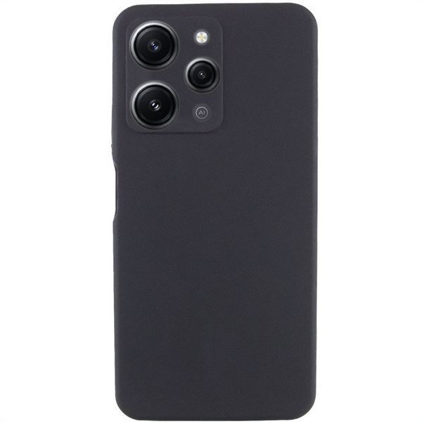 Чохол Silicone Cover Lakshmi Full Camera (AAA) для Xiaomi Redmi 12 Чорний / Black 277043 фото