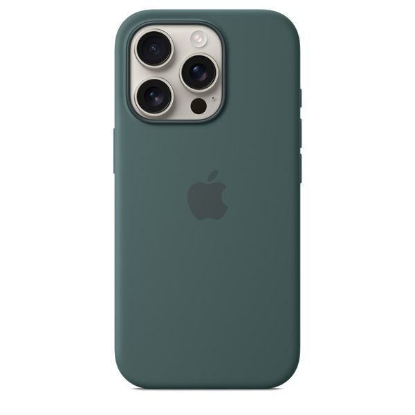 Чохол-накладка Apple iPhone 16 Pro Silicone Case with MagSafe - Lake Green (MYYR3) 321816 фото