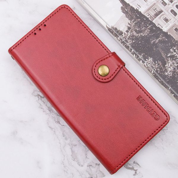 Шкіряний чохол-книжка GETMAN Gallant (PU) для ZTE Blade A75 4G Червоний 358682 фото