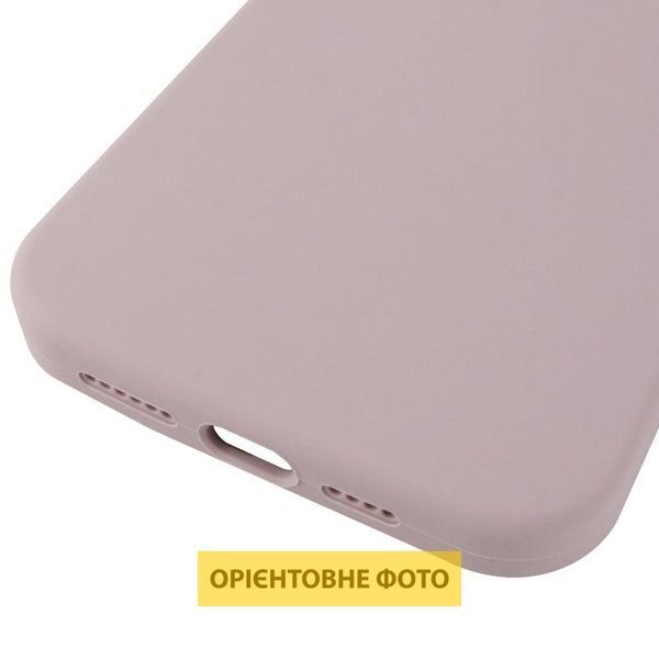 Чохол Silicone Case (AA) Logo with MagSafe для Apple iPhone 17 (6.3") Сірий / Lavender 392990 фото
