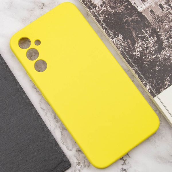Чохол Silicone Cover Lakshmi Full Camera (AAA) для Samsung Galaxy S24 Жовтий / Yellow 286899 фото