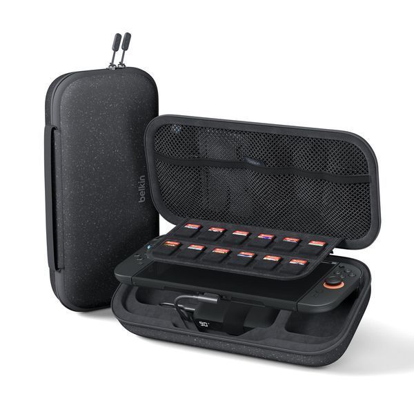 Чохол Belkin із акумулятором 10000мА&middot;год для Nintendo Switch 2 (ENA001HQCH-V2) Charcoal 389288 фото