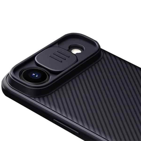 Карбонова накладка Nillkin CamShield Pro Magnetic для Apple iPhone 17 Air (6.5") Transparent black 401051 фото