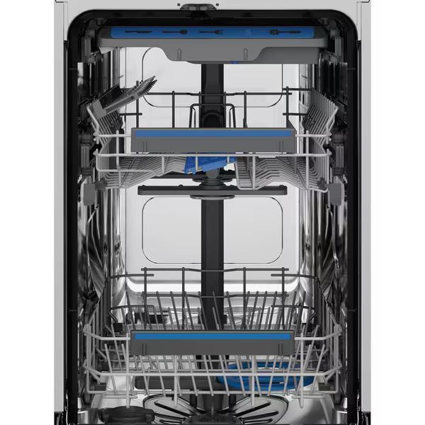 Посудомийна машина Electrolux, 10компл., E, 45см, дисплей, інвертор, 3й кошик, нерж 398134 фото