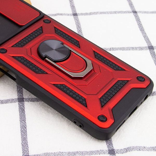 Ударостійкий чохол Camshield Serge Ring для Xiaomi Poco M4 Pro 5G Червоний 244677 фото
