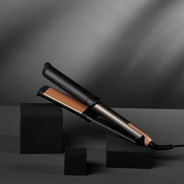 Випрямляч 2в1 Remington One Straight&Curl, 2в1 випрямляч та плойка, темп.режимів-5, 150-230С, кейс та рукавичка в комплекті, кераміка, чорний (S6077) 370846 фото