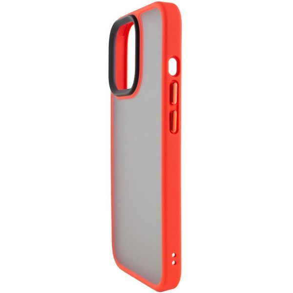 TPU+PC чохол Metal Buttons для Apple iPhone 13 Pro (6.1") Червоний 217606 фото