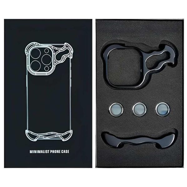 Чохол Minimalist Metal Bumper для Apple iPhone 17 Pro (6.3") Black 405433 фото