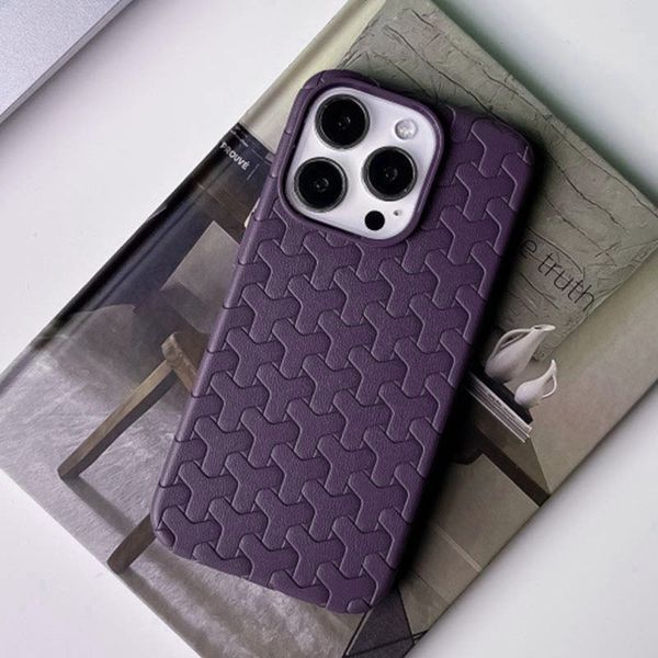 Чохол TPU Weaving для Apple iPhone 14 Pro Max (6.7") Purple 328207 фото