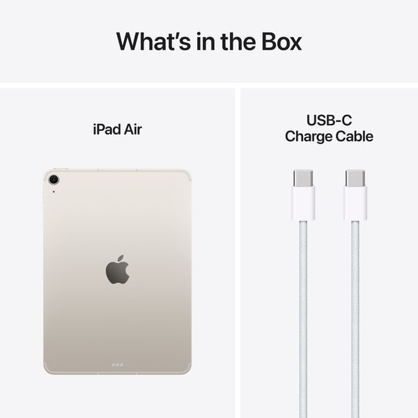 Планшет Apple iPad Air 7 11 (2025) Wi-Fi + LTE 256GB Starlight 354037 фото