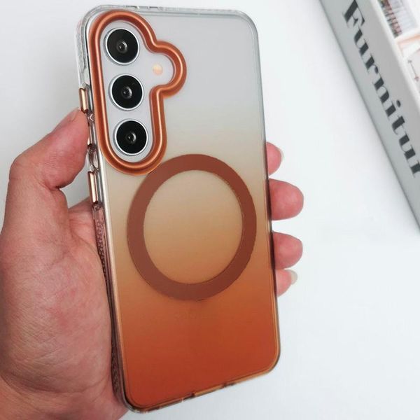 Чохол TPU+PC Phantom with MagSafe для Samsung Galaxy S25+ Rose Gold 380207 фото