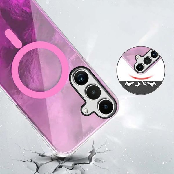 Чохол TPU Shiny Mountain (MagFit) для Samsung Galaxy S24 FE Pink 377609 фото