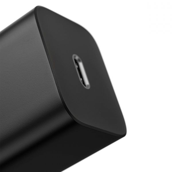 Зарядний Пристрій Baseus Super Silicone PD Charger 20W (1Type-C) (CCSUP-B01) Black 190749 фото