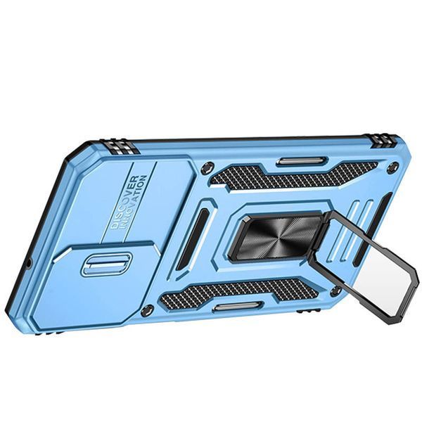 Ударостійкий чохол Camshield Army Ring для Samsung Galaxy M34 5G Блакитний / Light Blue 283617 фото