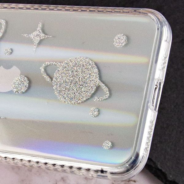 TPU+Glass чохол Aurora Space для Apple iPhone 12 Pro Max (6.7") Планети 205550 фото