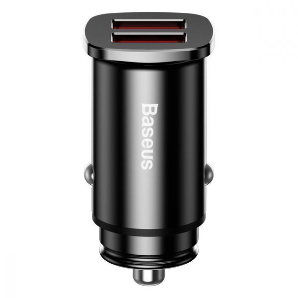 АЗП 2USB Baseus Square Metal QC 30W (CCALL-DS01) Black 214763 фото