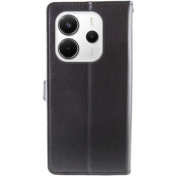 Шкіряний чохол-книжка GETMAN Gallant (PU) для Xiaomi Redmi Note 14 4G (Int. version) Чорний 382440 фото
