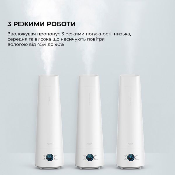 Зволожувач повітря з дистанційним керуванням Deerma 4L White (DEM-LD220) 320143 фото