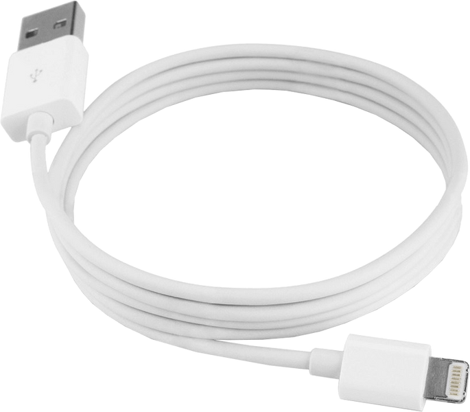 USB кабель Apple Lightning to USB 1m 50771 фото