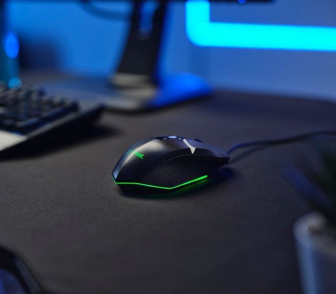 Миша Trust GXT 109 Felox, RGB, USB-A, чорний (25036_TRUST) 363553 фото