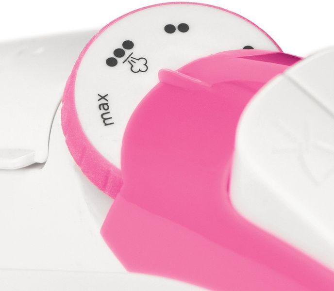 Праска Russell Hobbs Light & Easy Pro, 2600Вт, 240мл, паровий удар -130гр, постійна пара - 40гр, керам. підошва, біло-рожевий (26461-56) 373496 фото