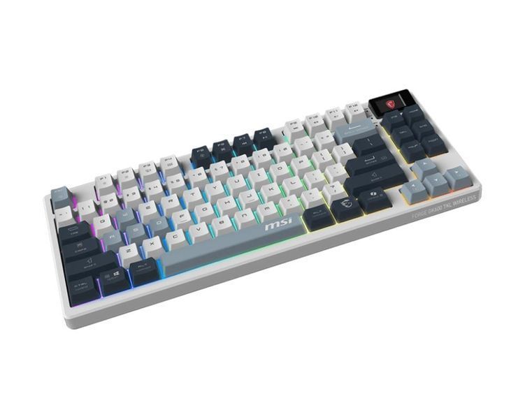 Клавіатура GAMING WHITE UA FORGE GK600 TKL MSI 359104 фото