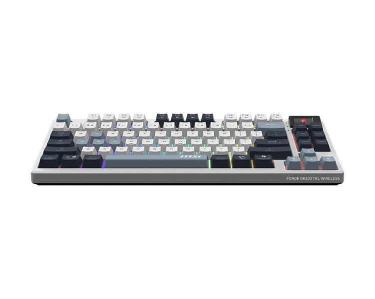 Клавіатура GAMING WHITE UA FORGE GK600 TKL MSI 359104 фото