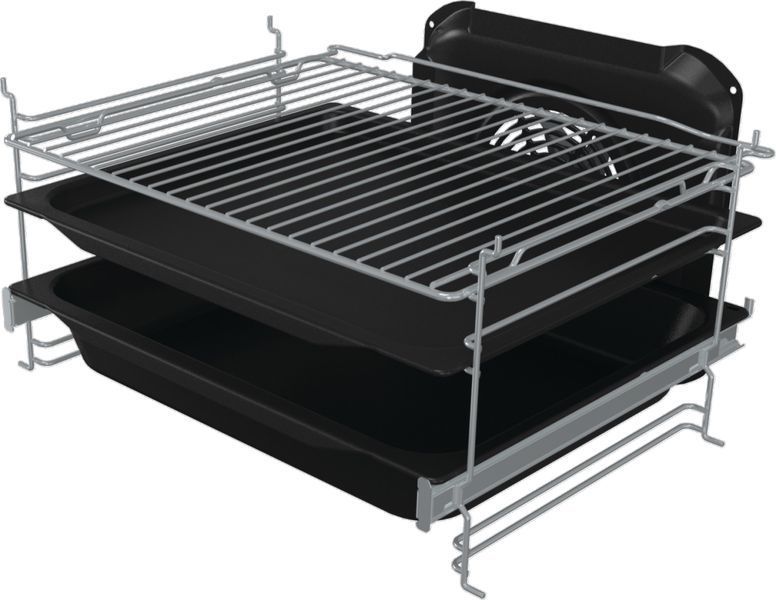 Плита Gorenje електрична склокерамічна, 70л, 50x60см, дисплей, програматор, сірий (GEC5C41SG) 374404 фото
