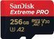 Карта пам'яті SanDisk microSD 256GB C10 UHS-I U3 R200/W140MB/s Extreme Pro V30 + SD (SDSQXCD-256G-GN6MA) 375494 фото 1