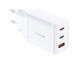 Зарядний пристрій мережевий D-Link DCP-651 65Вт GaN 2хUSB-С, 1xUSB-A, білий 395553 фото 1