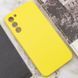 Чохол Silicone Cover Lakshmi Full Camera (AAA) для Samsung Galaxy S24 Жовтий / Yellow 286899 фото 3