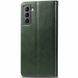 Шкіряний чохол книжка GETMAN Gallant (PU) для Samsung Galaxy S23 FE Зелений 284392 фото 3