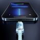 Кабель Baseus Crystal Shine Series Fast Charging Data USB кабель USB To IP 2.4A 2m (CAJY001203) Sky Blue 260564 фото 7