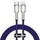 Кабель Baseus Cafule Metal Type-C To Lightning PD 20W (1m) (CATLJK-A05) Purple 271347 фото 1