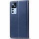 Шкіряний чохол книжка GETMAN Gallant (PU) для Xiaomi 12T / 12T Pro Синій 261703 фото 2