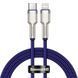 Кабель Baseus Cafule Metal Type-C To Lightning PD 20W (1m) (CATLJK-A05) Purple 271347 фото 4