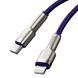 Кабель Baseus Cafule Metal Type-C To Lightning PD 20W (1m) (CATLJK-A05) Purple 271347 фото 2