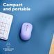 Миша Trust Yvi+ Compact Multi-Device, WL/BT/USB-A, фіолетовий 392636 фото 5