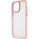 TPU+PC чохол Metal Buttons для Apple iPhone 14 Pro Max (6.7") Рожевий 256200 фото 3