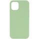 Чохол Silicone Case Full Protective (AA) NO LOGO для Apple iPhone 12 Pro Max (6.7") М'ятний / Mint 321170 фото 1
