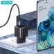 Зарядний Пристрій Usams T45 UX Series USB-C PD&QC3.0 30W 3A with Lightning-Type-C cable Black 258878 фото 2
