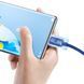 Кабель Baseus Crystal Shine Series Fast Charging Data USB кабель USB To Type-C 100 W 2M (CAJY000503) Blue 253538 фото 4