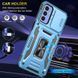 Ударостійкий чохол Camshield Army Ring для Samsung Galaxy M34 5G Блакитний / Light Blue 283617 фото 2