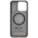 Чохол PC+Leather SGP with MagSafe для Apple iPhone 13 (6.1") Grey 327510 фото 2
