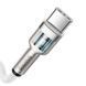 Кабель Baseus Cafule Metal Type-C To Type-C 100W 2М (CATJK-D01) Black 252343 фото 10