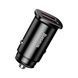 АЗП 2USB Baseus Square Metal QC 30W (CCALL-DS01) Black 214763 фото 12