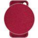 Чохол Silicone Case Full Camera Protective (AA) NO LOGO для Apple iPhone 12 (6.1") Бордовий / Plum 288627 фото 3