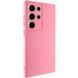 Чохол TPU GETMAN Liquid Silk Full Camera для Samsung Galaxy S24 Ultra Рожевий / Pink 397593 фото 2